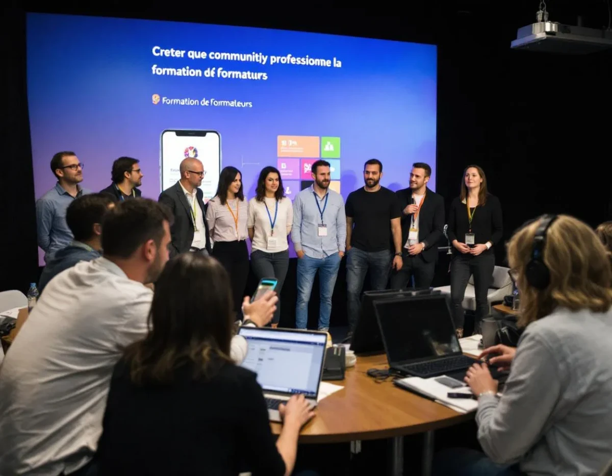 Créer une communauté professionnelle autour de la formation de formateurs
