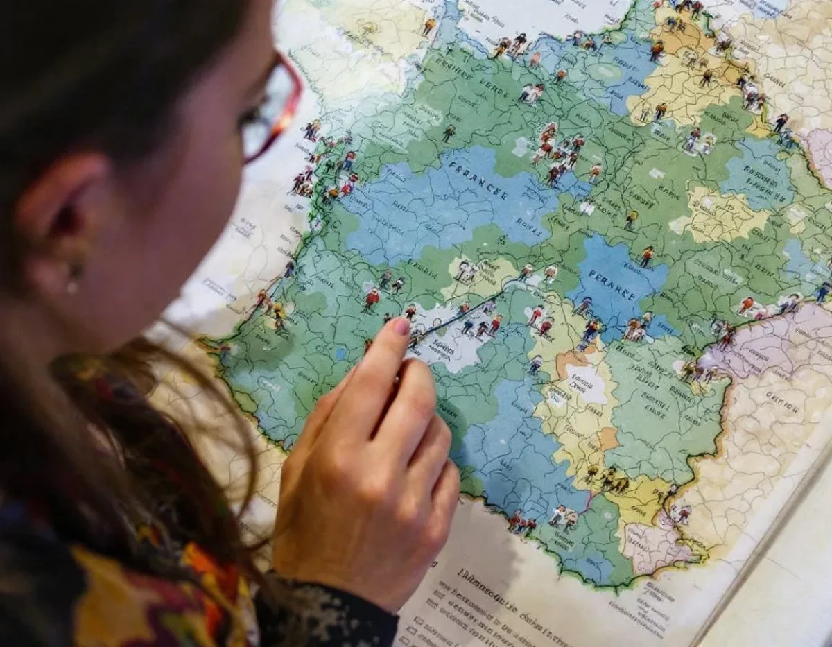 Transformer l'Apprentissage Géographique : Stratégies Innovantes pour Valoriser une Carte de France Vierge