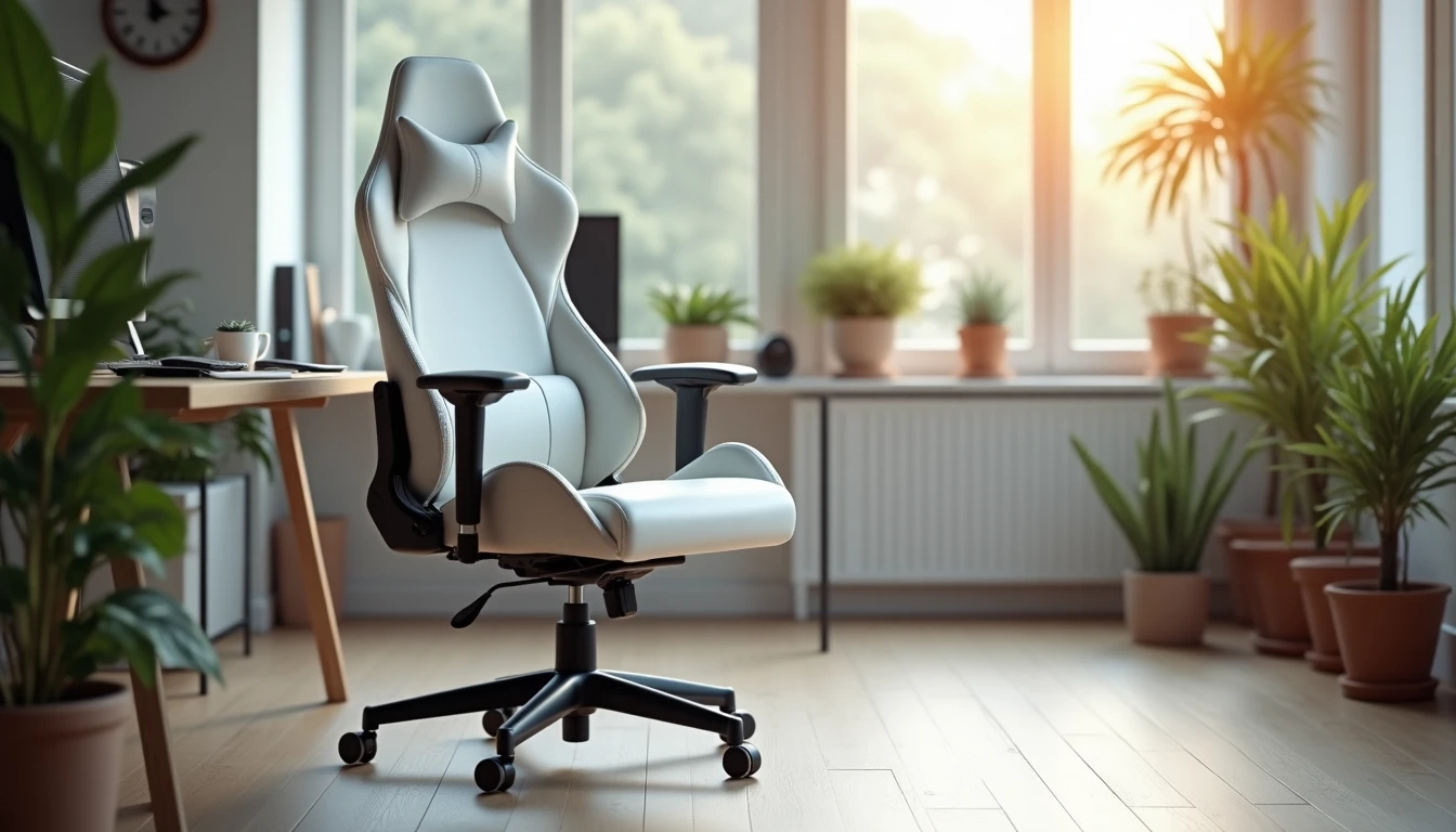 Comparatif chaise gamer blanche : confort et productivité au travail