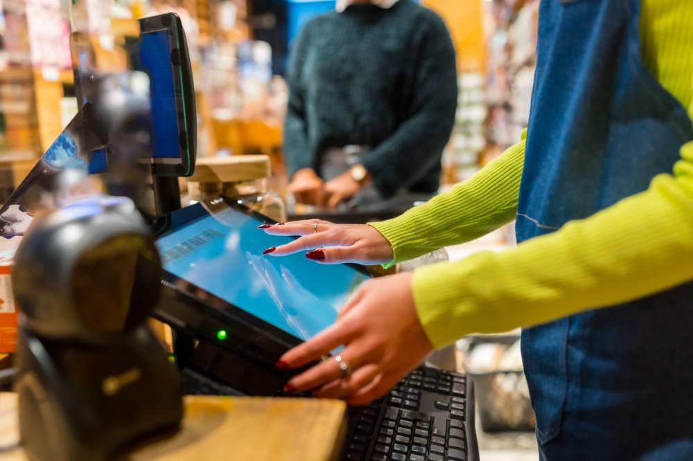 caisse enregistreuse tactile
